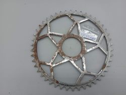 Neuf !  Plateau en acier 46 dents 1930 - 1950