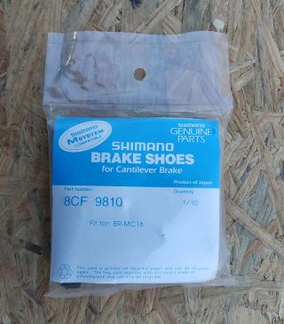 Pair of Shimano brake pads Cantilever BR-MC16 8CF 9810 old stock