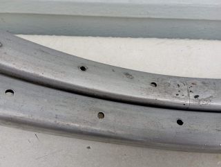 Pair of 700B aluminium rims - 1940s - 1950s