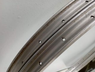 Pair of 700B aluminium rims - 1940s - 1950s