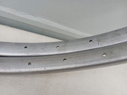 Pair of 700B aluminium rims - 1940s - 1950s