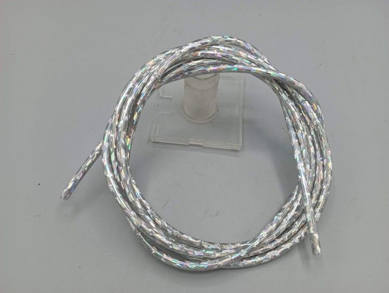 2 m of grey Laser cable cover, ø 5 mm