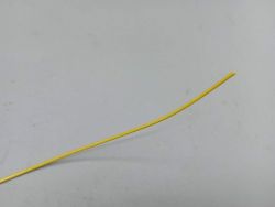 yellow electric dynamo wire, old stock from the 1970s.