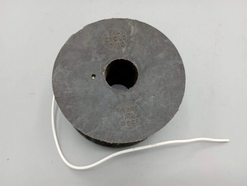 copy of Old stock! - Blue electric wire, 2 m, ø 5/10, for bicycle lighting.