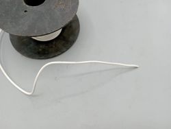 copy of Old stock! - Blue electric wire, 2 m, ø 5/10, for bicycle lighting.