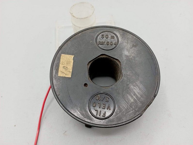 Ancien stock ! - Fil électrique rouge 2 m ø 5/10 pour éclairage vélo