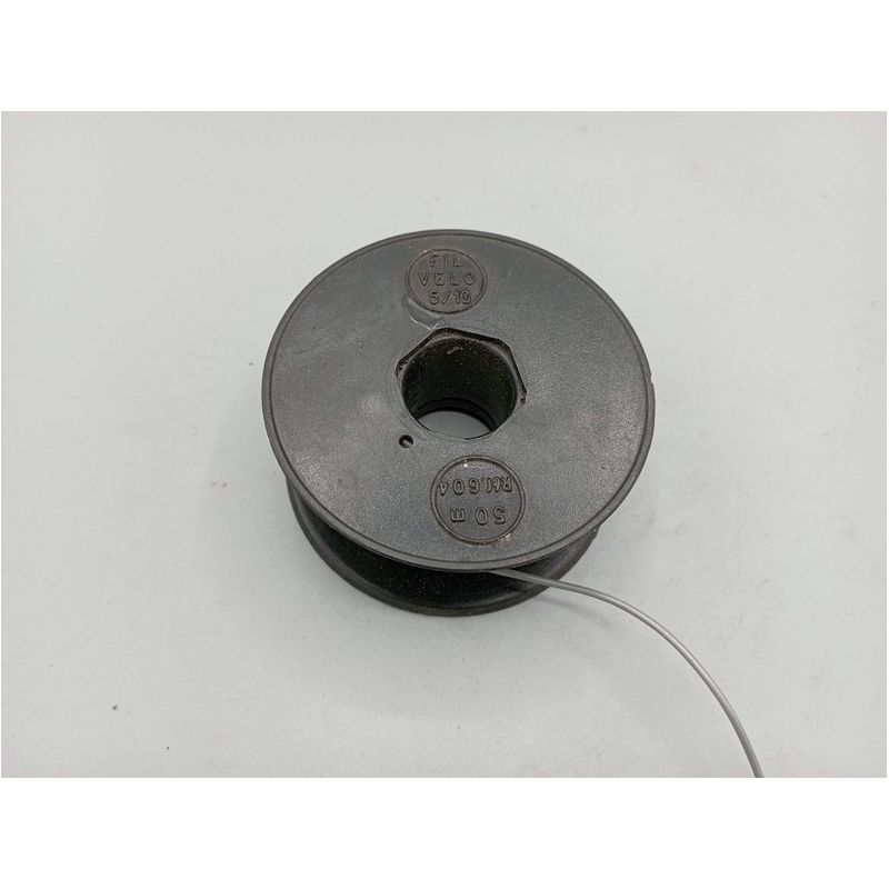 Ancien stock ! - Fil électrique gris 2 m ø 5/10 pour éclairage vélo