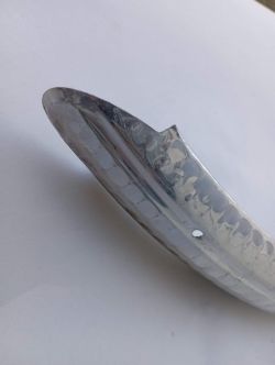 Brand new! Petitjean hammered front mudguard for 650B wheels