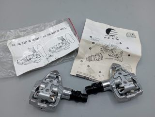 Ancien Stock ! Exus - Pédales type SPD - 9/16"x20tpi BSC