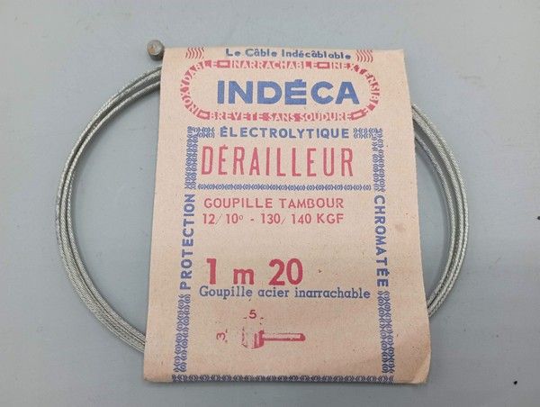 Indéca - Simplex, Huret derailleur cable, 1.20 m