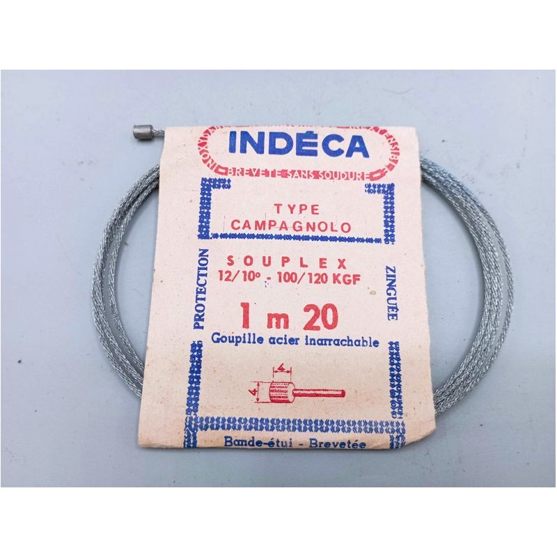 Campagnolo derailleur cable manufactured in France in the 1960s and 1970s