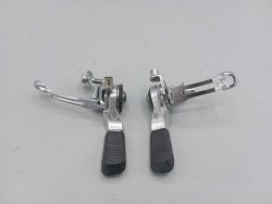 Neuves ! Manettes de vitesses aluminium VTT 3x6 années 80