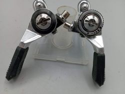 Neuves ! Manettes de vitesses aluminium VTT 3x6 années 80