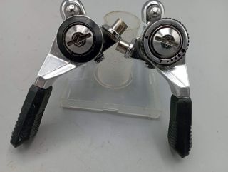Neuves ! Manettes de vitesses aluminium VTT 3x6 années 80