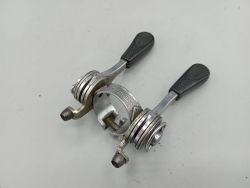 Huret luxury gear levers, vintage racing bike levers from the 1960s and 1970s