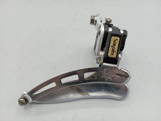 Simplex Super Compétition triple chainring front derailleur, vintage retro bike from the 1980s