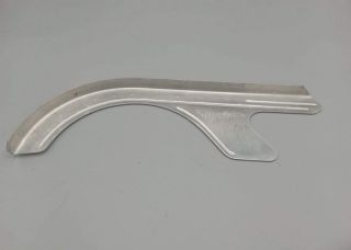 Aludur - Aluminium bicycle chain guard 34 x 10 cm vintage chain guard