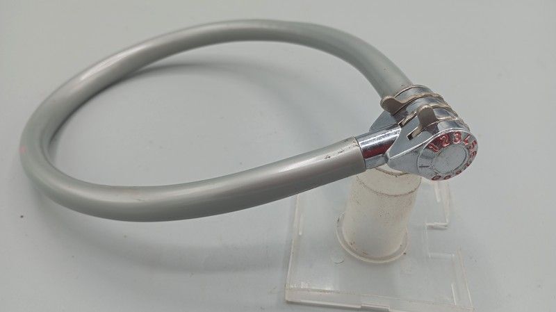 Brand new! Grey vintage combination bike lock