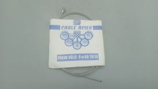 Câble pour vélo italien - 0,60 m ø 15/10 - ø 6 mm
