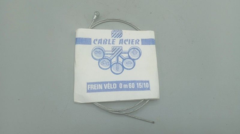 Italian bike cable - 0.60 m ø 15/10 - ø 6mm