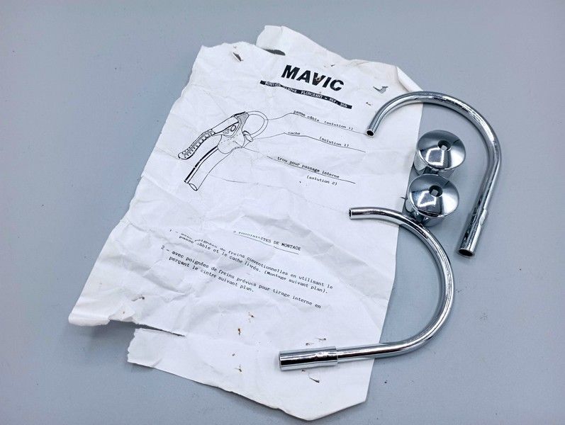 New! Mavic - Cable guide kit and drop handlebar end caps