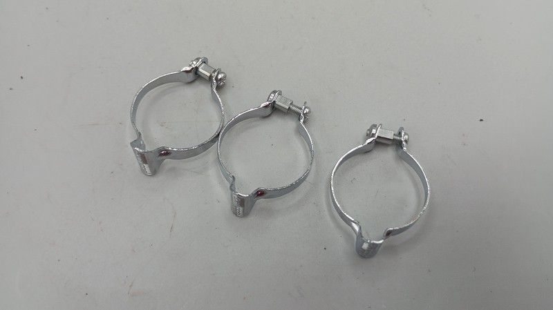 Neuf - Shimano  - 3 colliers ø 25,4 mm en acier chromé pour gaine