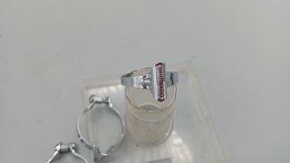Shimano  - 25.4 mm diameter chrome-plated steel cable clamp