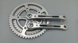 Laprade double-chainring crankset for vintage bikes
