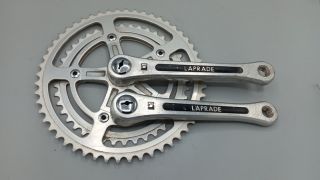 Laprade double-chainring crankset for vintage bikes