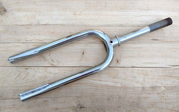 Neuve ! Fourche BMX 20" ø 1" en acier chromé