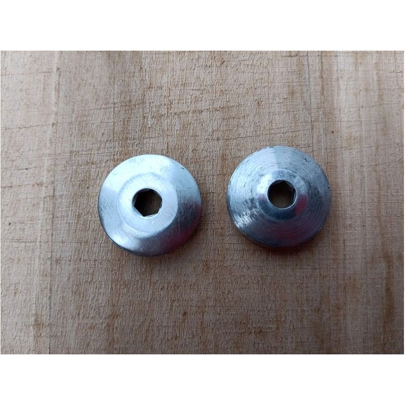 Mavic or Stronglight - ø 22 - 2 caps for aluminium crankset