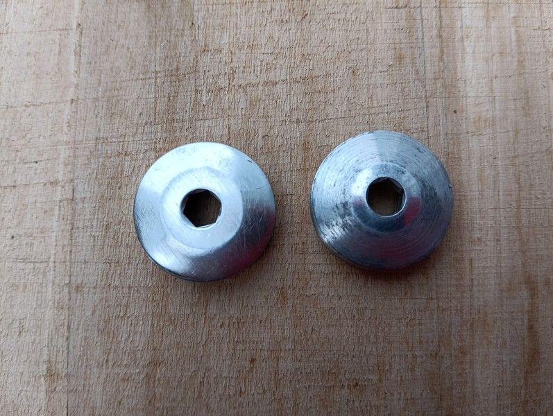 Mavic or Stronglight - ø 22 - 2 caps for aluminium crankset