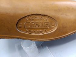 Vintage city bike saddle from the 1950s and 1960s