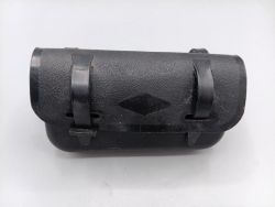 sacoche selle noire vélo vintage plastique noir années 70 80