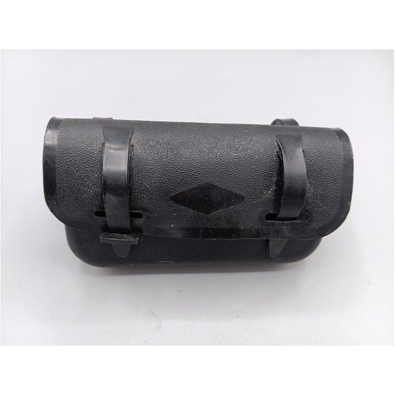 Plastic saddle bag for vintage bicycles