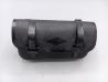 sacoche selle noire vélo vintage plastique noir années 70 80