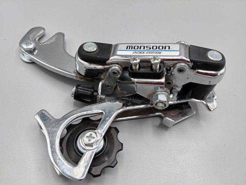 Monsoon rear derailleur with long cage, 6/7-speed