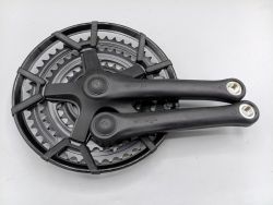Ofmega Rover triple chainring crankset 48 - 38 - 28 1990s 2000 vintage
