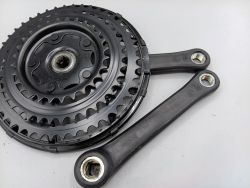 Ofmega Rover pédalier triple plateaux 48 - 38 - 28 années 90 2000 vintage