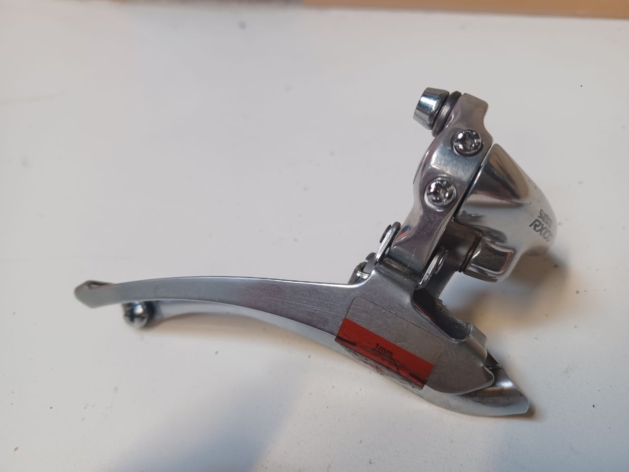 Dérailleur avant Shimano RX100 à collier 28,6 mm double plateau NOS