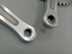 Pédalier Stronglight 93 d'occasion, manivelles 170 mm, plateaux 42/52
