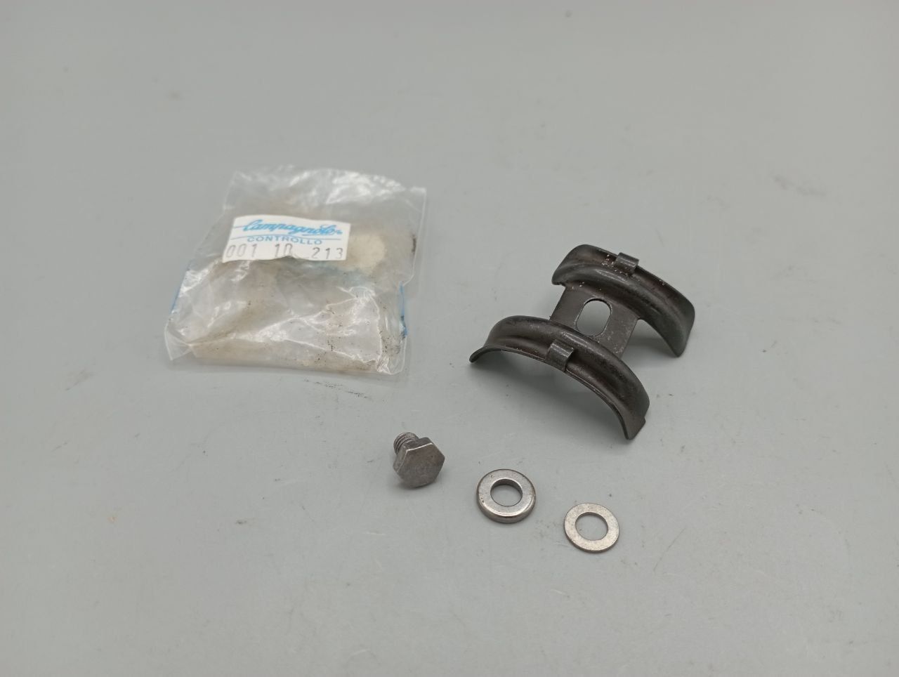 Guide câbles Campagnolo acier noir neuf ancien stock