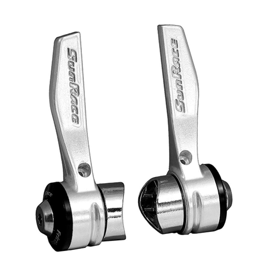 SUNRACE SLR30 2 / 3X6V ROAD shifting levers indexed brazed on pair