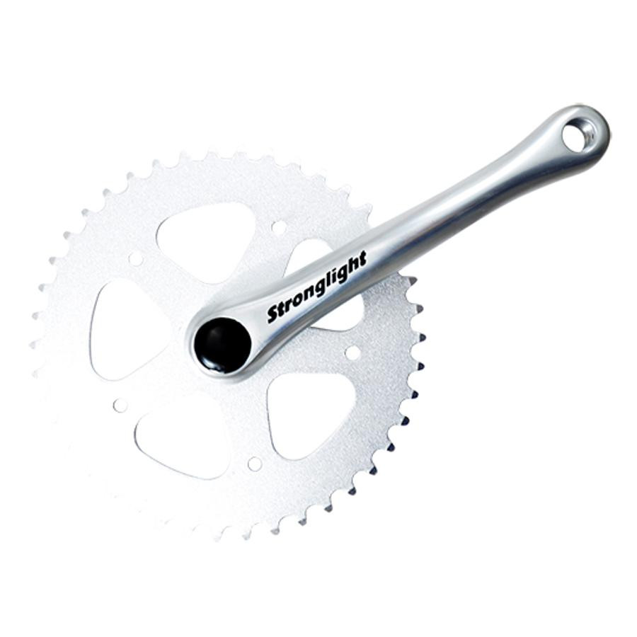 Stronglight PEDALIER MONOVITESSE CITY 42D L170 ALU STRONG 55S ARGENT 2.38