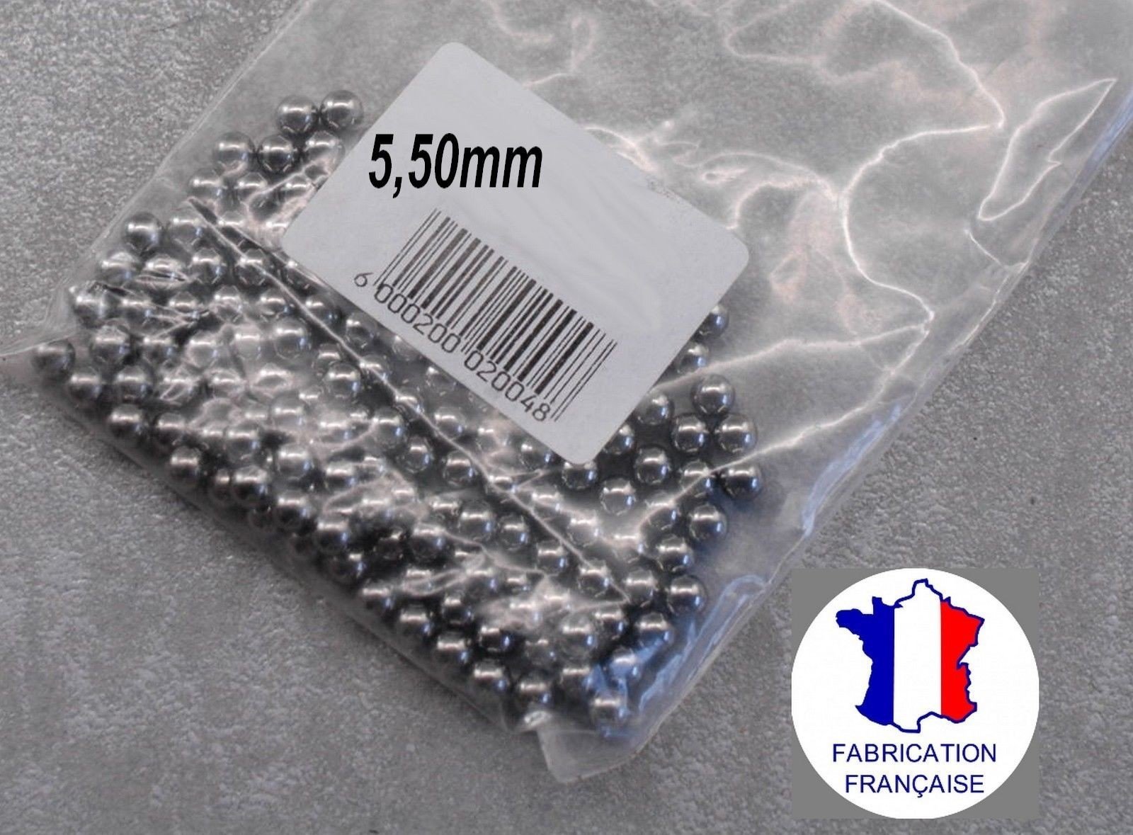 35 steel chromed ball diameter : 5,50 mm