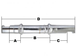 Bottom bracket cotter pins axle 140 mm RFG 22/56/32