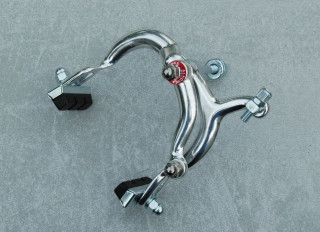 Paire étrier de frein vélo ancien vintage aluminium - marque MAFAC