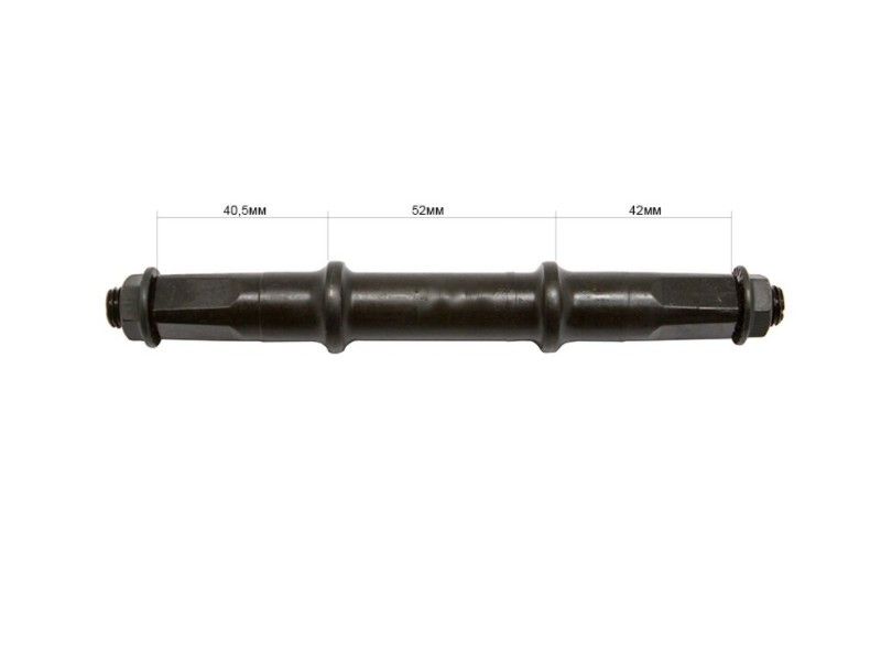 axe de pédalier à emmanchement carré 134,5 mm JIS vélo vintage
