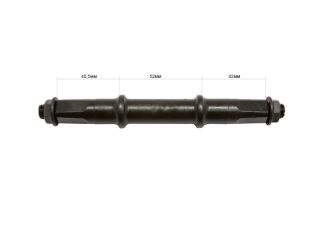 axe de pédalier à emmanchement carré 134,5 mm JIS vélo vintage