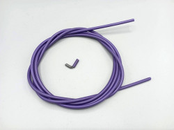 2 meters brake cable housing lined purple New old stock